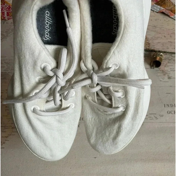 Allbirds Size W9 Cream Wool Runner - Picture 4 of 8